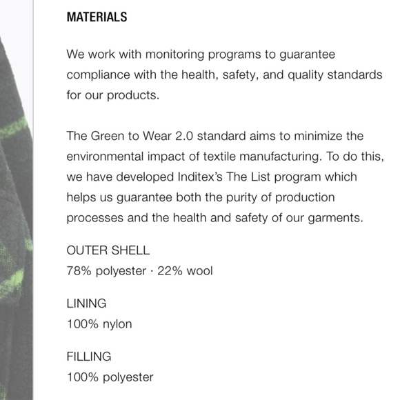 Zara Black and Green Plaid Jacket - Picture 8 of 8